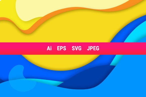 Abstrack Background Blue Yellow: Graphics for Modern Backgrounds
