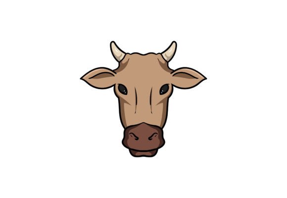Cow Head Illustration Artwork: Graphics & Illustrations Review
