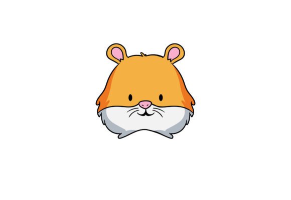 Cute Hamster Face Clipart: Graphics & Illustrations Review