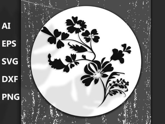 Flower Vector Element 9: A Designer's Take on Mandala Stitching