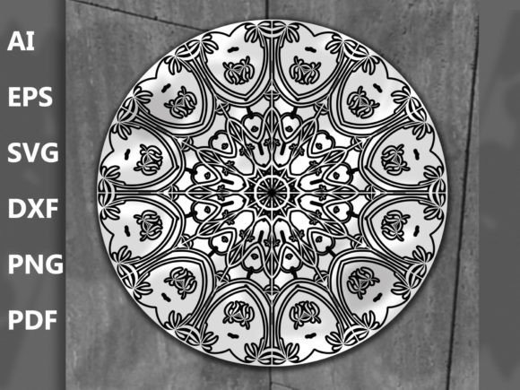 Mandala Decoration: Graphics & Illustrations for Branding