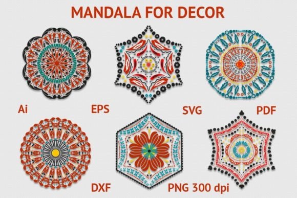 MANDALA for DECOR: Premium Graphics and Patterns