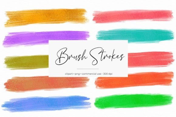 Metallic Brush Strokes: Premium Graphics & Decorative Elements