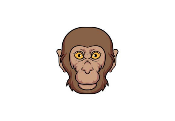 Monkey Face Vector: Graphics & Illustrations for Sellers