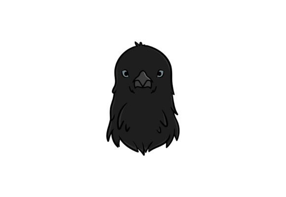 Raven Clipart Bird Illustration: Graphics & Illustrations