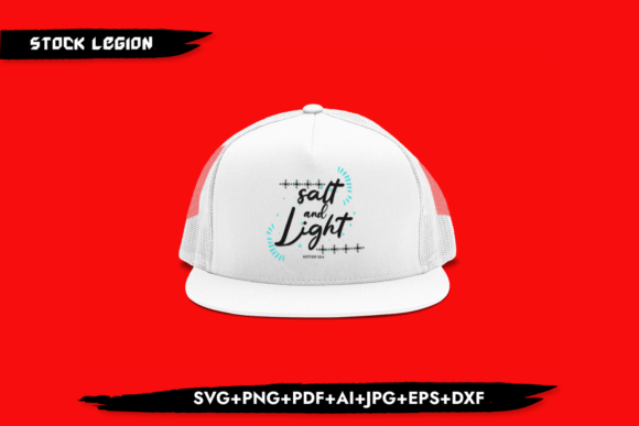Salt and Light Christian SVG for Crafts and Graphics