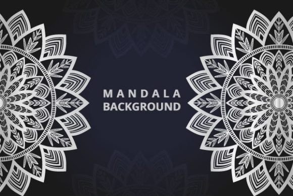 Silver Mandala Graphics for Modern Blog Backgrounds