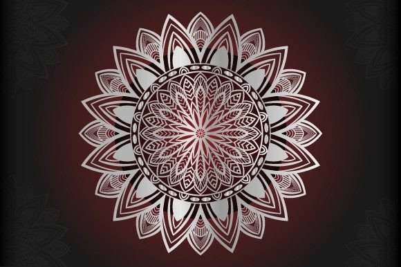 Silver Mandala Vector: Premium Graphics & Backgrounds