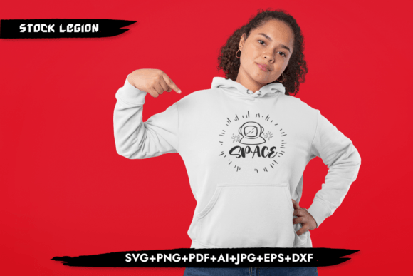 Space - Astronauts Svg: Graphics for T-Shirt Designs