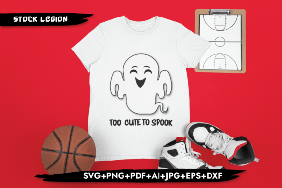 Too Cute to Spook-monster Svg: Graphics for T-Shirt Designs