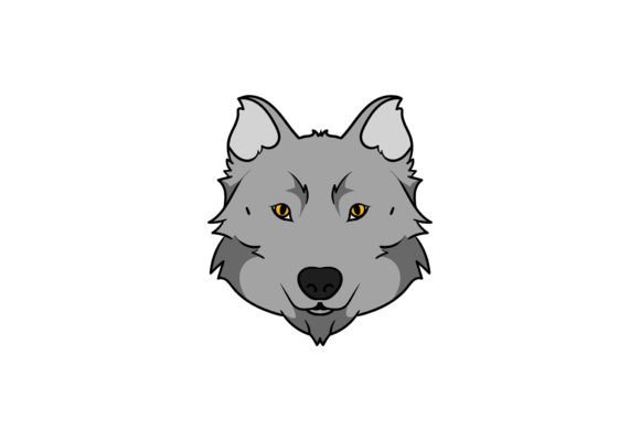 Wolf Head Clipart: Bold Graphics & Illustrations